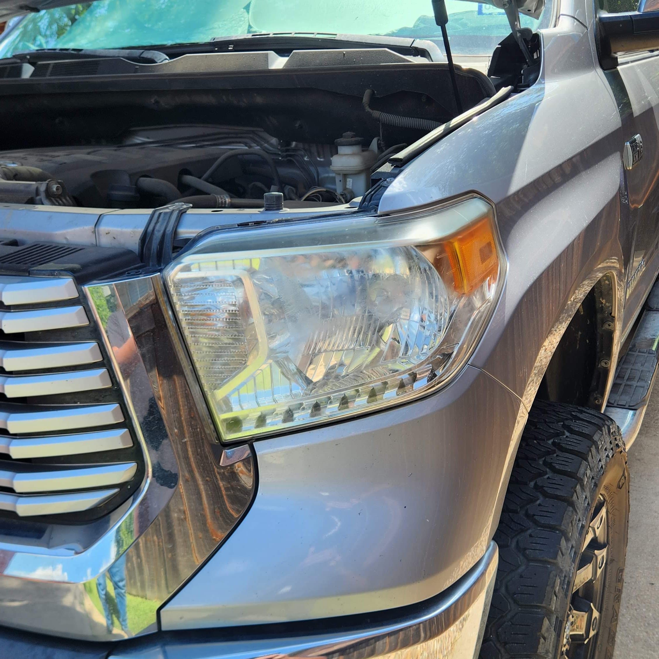 Headlight before restoration - Pair 5