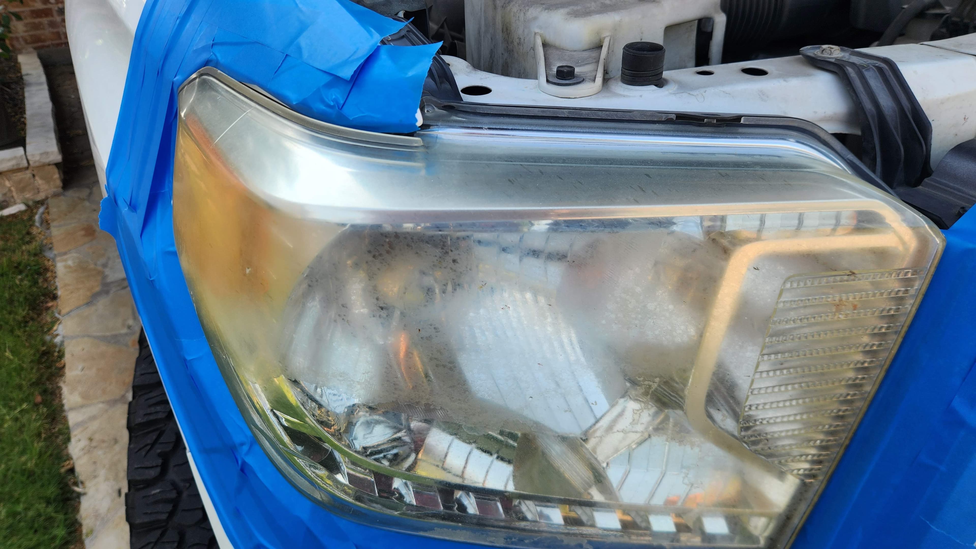 Headlight before restoration - Pair 6
