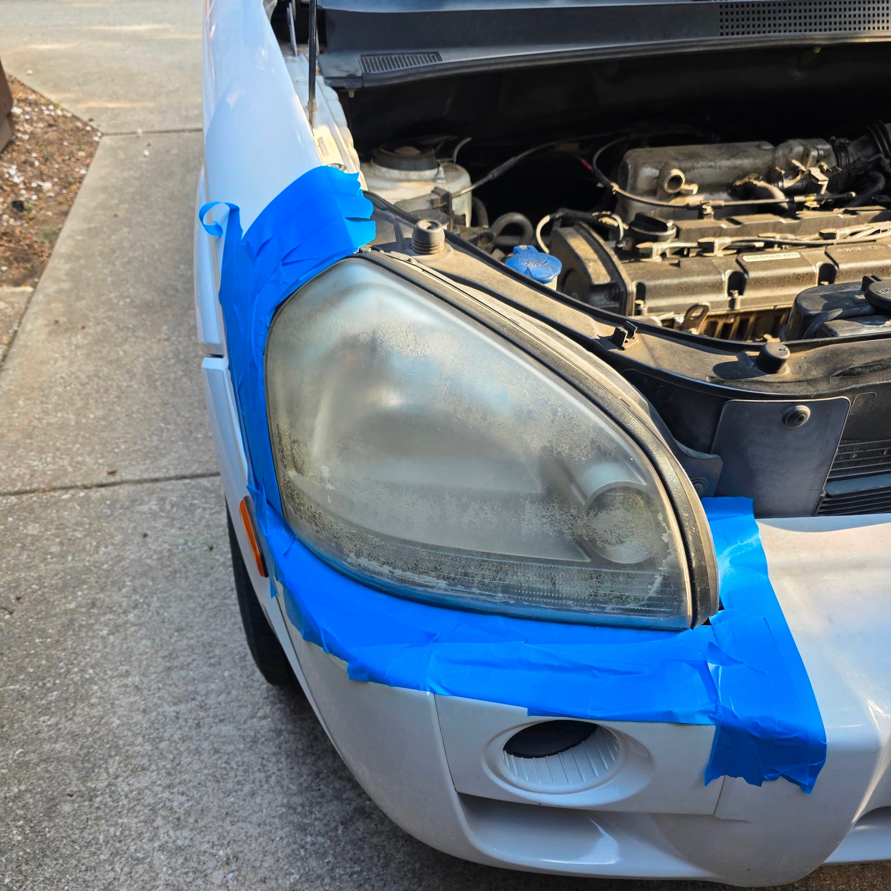 Headlight before restoration - Pair 3